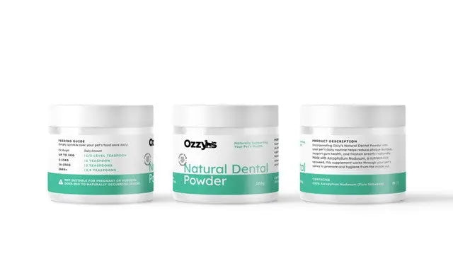 Ozzy’s Dental Powder – Natural Seaweed-Based Dog Teeth Cleaner Ozzy's