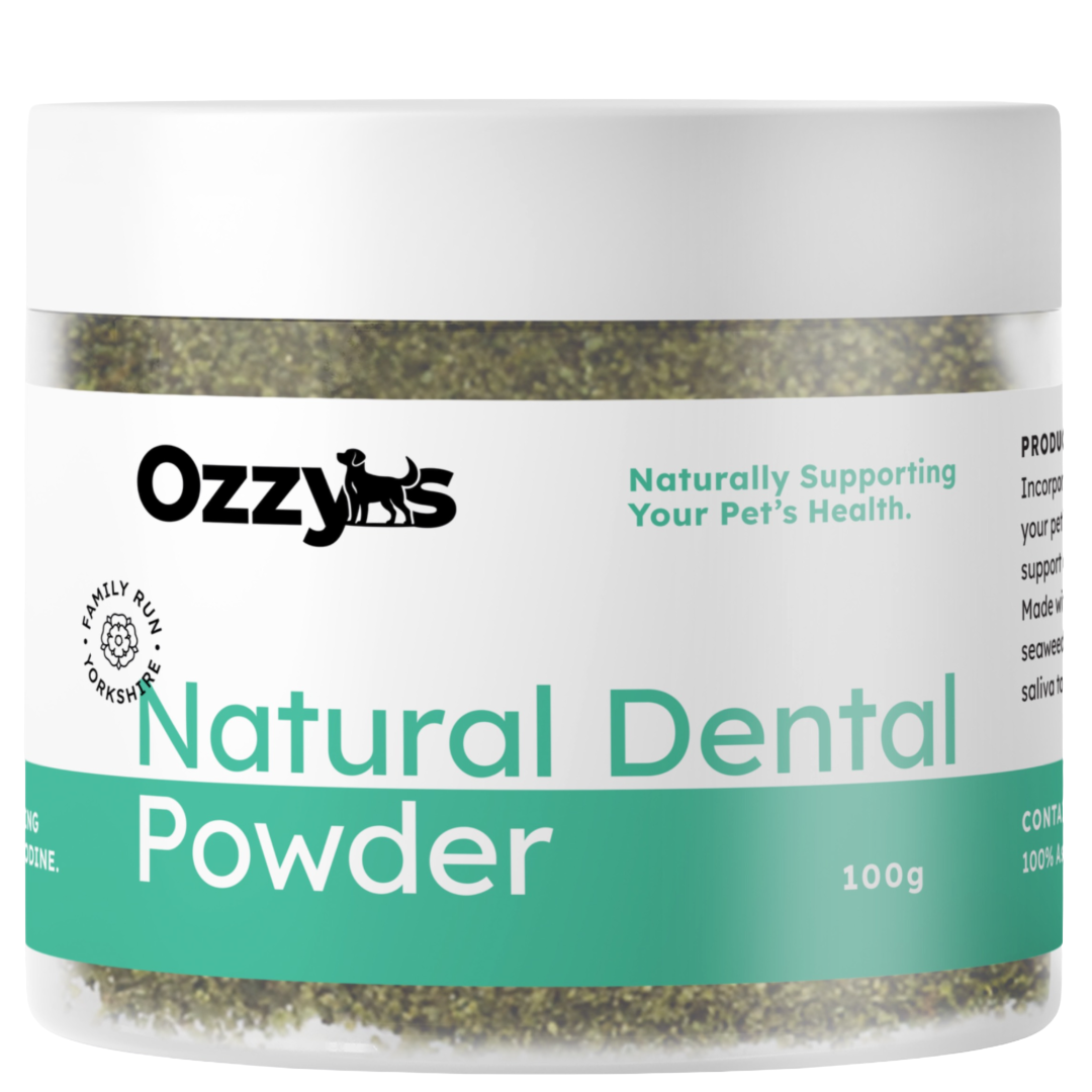 Ozzy’s Dental Powder – Natural Seaweed-Based Dog Teeth Cleaner Ozzy's
