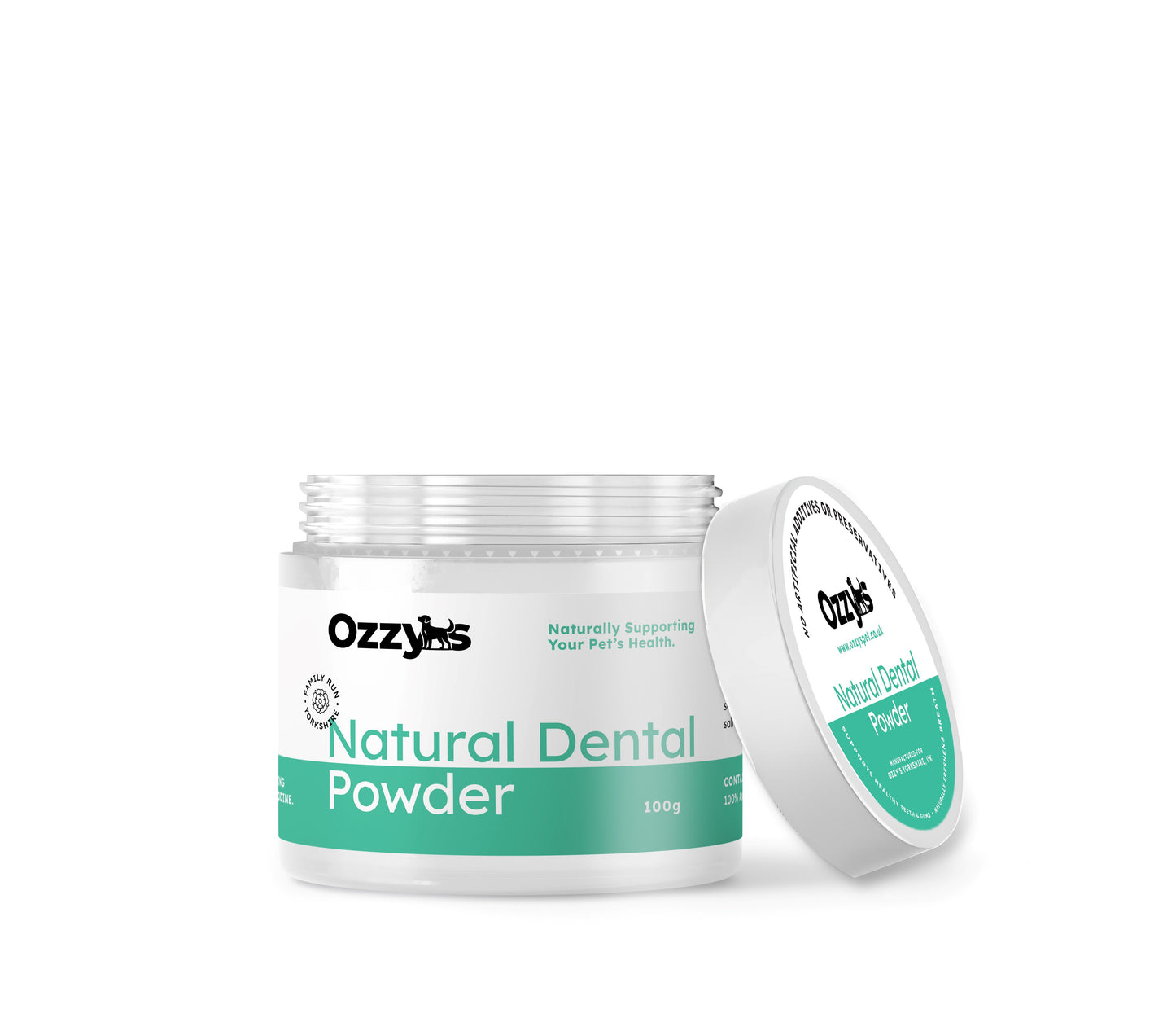 Ozzy’s Dental Powder – Natural Seaweed-Based Dog Teeth Cleaner